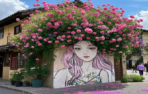 清丰怎么设计网红打卡墙绘