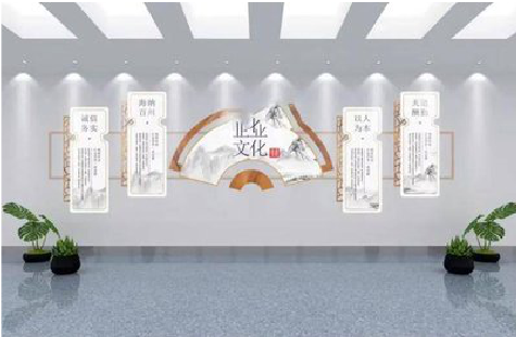 清丰企业文化墙设计的核心要素。