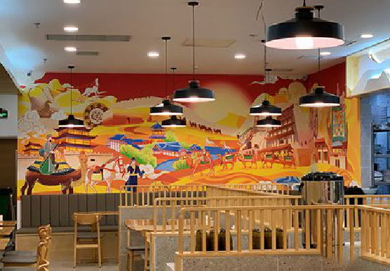 清丰商业空间彩绘介绍。